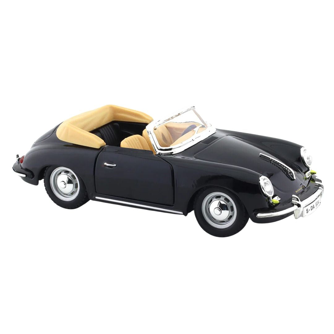 Porsche 356 Cabriolet (1961) 1:24 Diecast car by Bburago -Bburago - India - www.superherotoystore.com