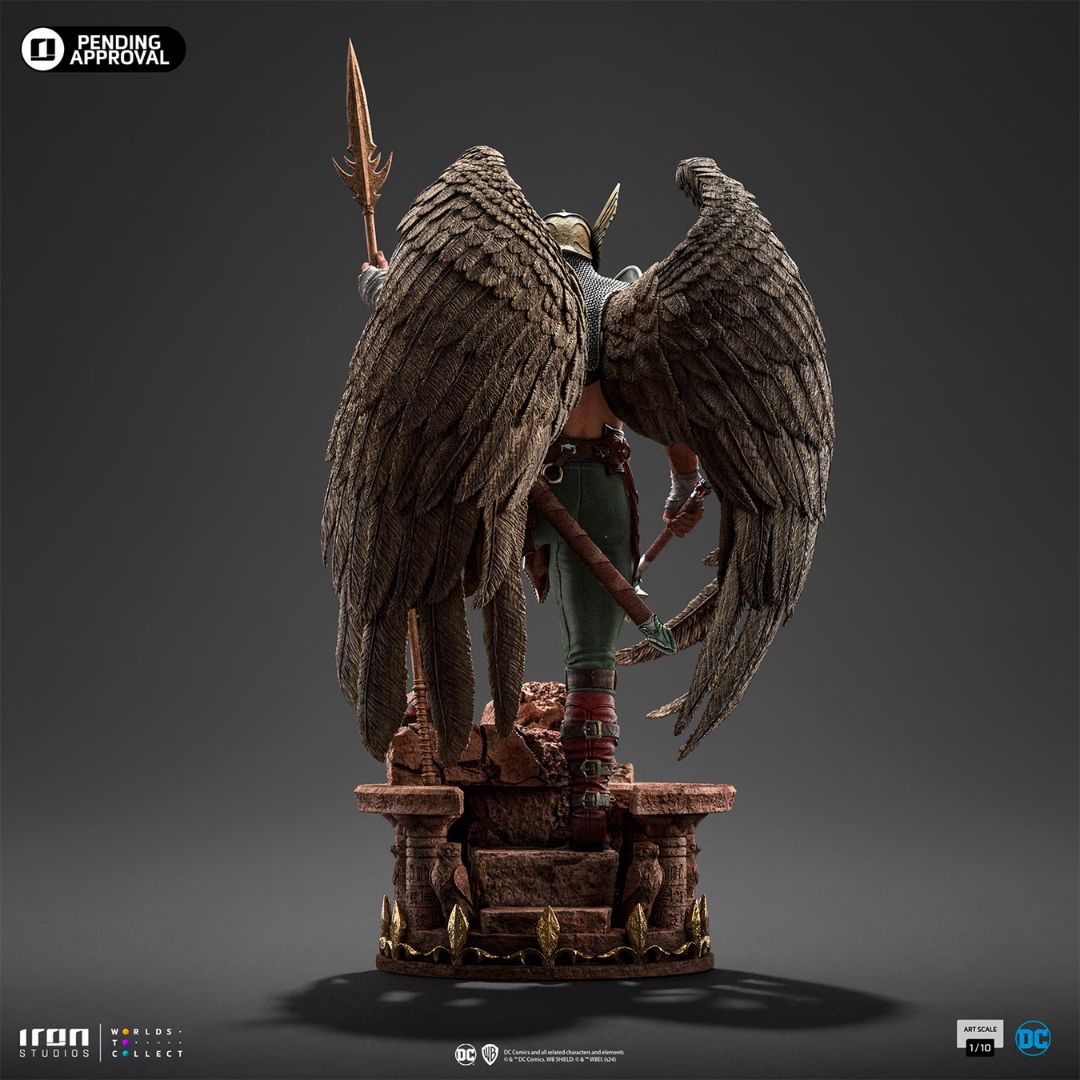 Hawkman 10Th Anniversary  Statue By Iron Studios -Iron Studios - India - www.superherotoystore.com