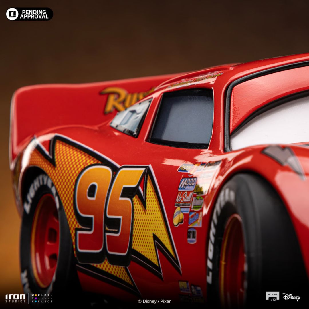 Lightning Mcqueen - Cars  Statue By Iron Studios -Iron Studios - India - www.superherotoystore.com