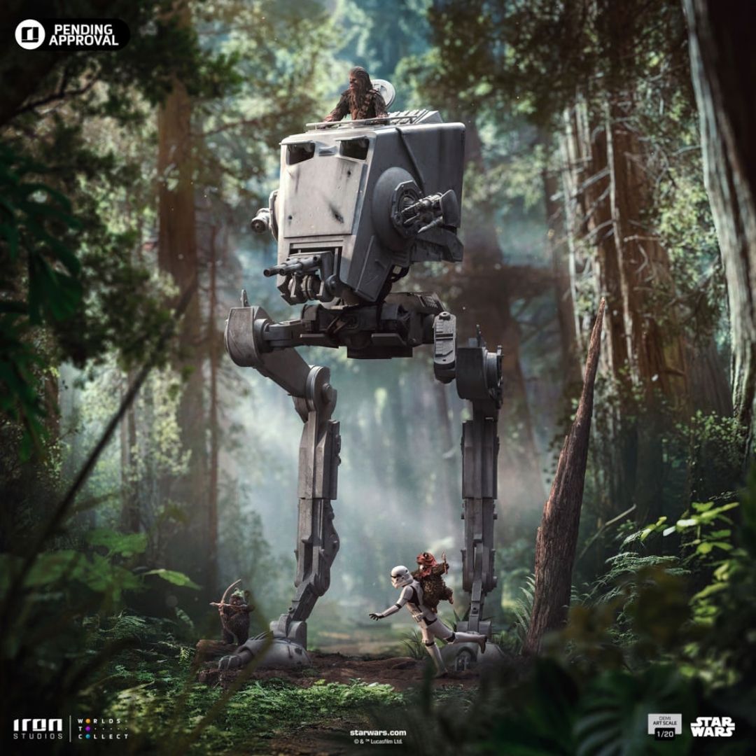 At-St And Chewbacca Statues By Iron Studios -Iron Studios - India - www.superherotoystore.com