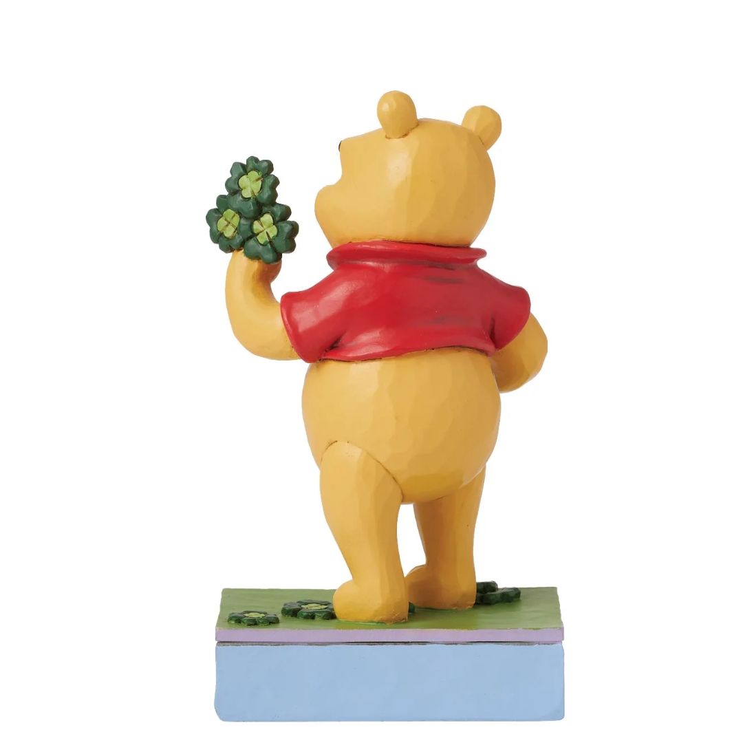 Pooh With Clovers & Pot Dstra Statue By Enesco By Enesco -Enesco - India - www.superherotoystore.com