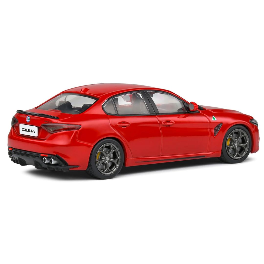 ALFA ROMEO GIULIA QUADRIFOGLIO RED 2019 1:43 scale by Solido -Solido - India - www.superherotoystore.com