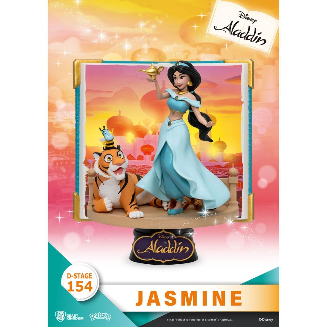 Aladdin Disney Story Book Series Jasmine D-Stage Statue by Beast Kingdom -Beast Kingdom - India - www.superherotoystore.com