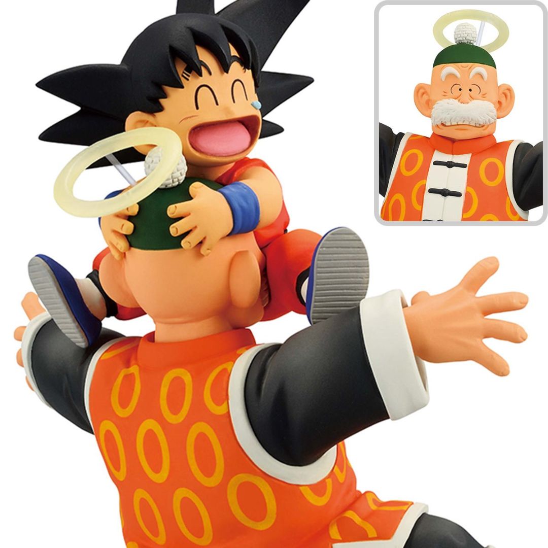 Dragon Ball Son Goku And Grandpa Son Gohan Dragon History Ii Revible Moment Statue By Bandai -Bandai - India - www.superherotoystore.com