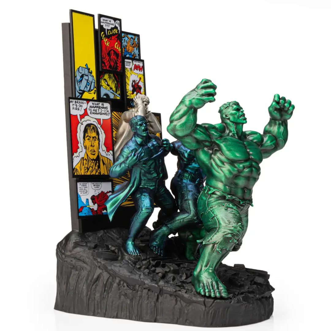 Limited Edition Gamma Green Incredible Hulk Origins Figurine By Royal Selangor -Royal Selangor - India - www.superherotoystore.com