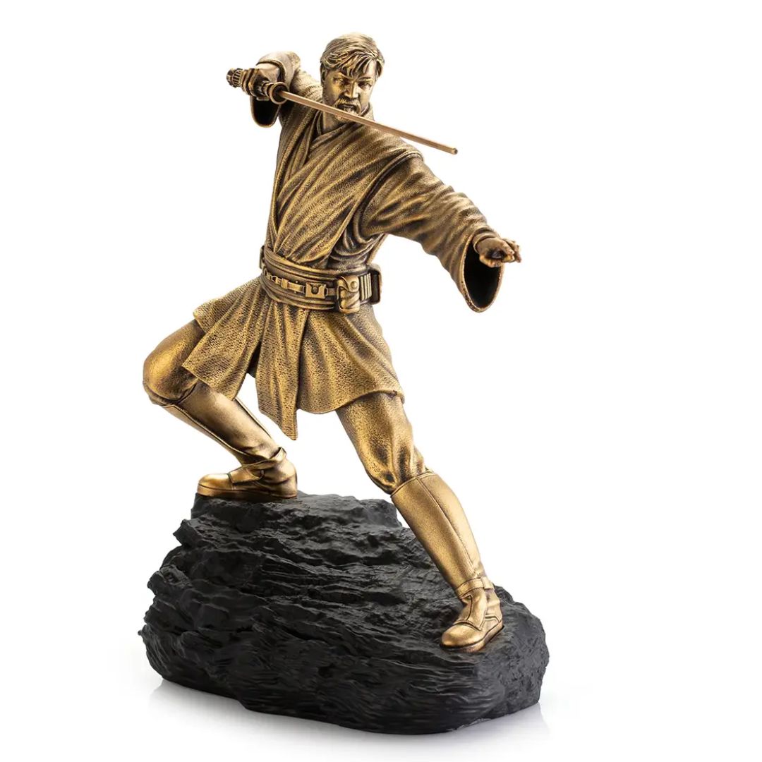 Limited Edition Gilt Obi-Wan Figurine By Royal Selangor -Royal Selangor - India - www.superherotoystore.com