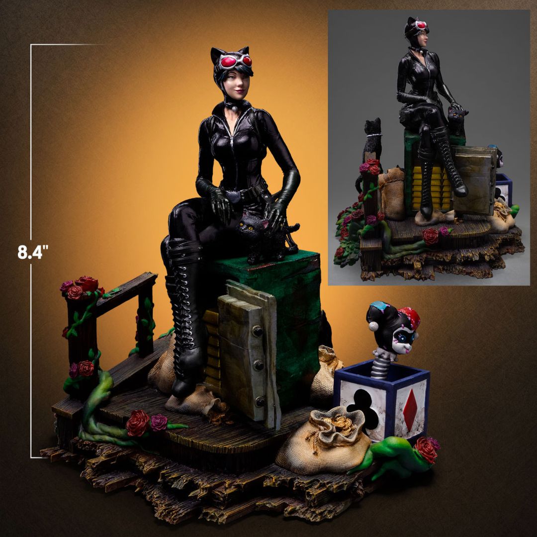 Catwoman (Gotham City Sirens) Deluxe Statue By Iron Studios -Iron Studios - India - www.superherotoystore.com