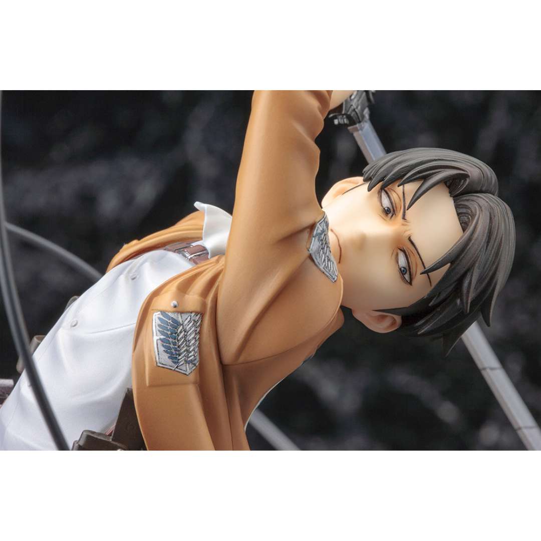 ATTACK ON TITAN ARTFX J LEVI RENEWAL PACKAGE VERSION BY KOTOBUKIYA