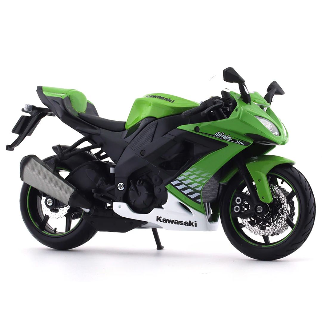 Kawasaki Ninja ZX 10R 1:12 Scale MODEL Die-cast Bike By Maisto -Maisto - India - www.superherotoystore.com