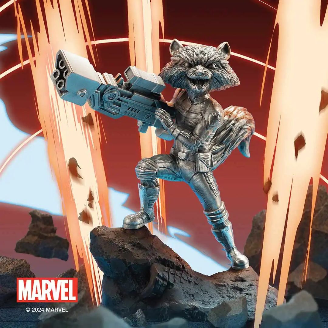 Rocket Raccoon Figurine By Royal Selangor