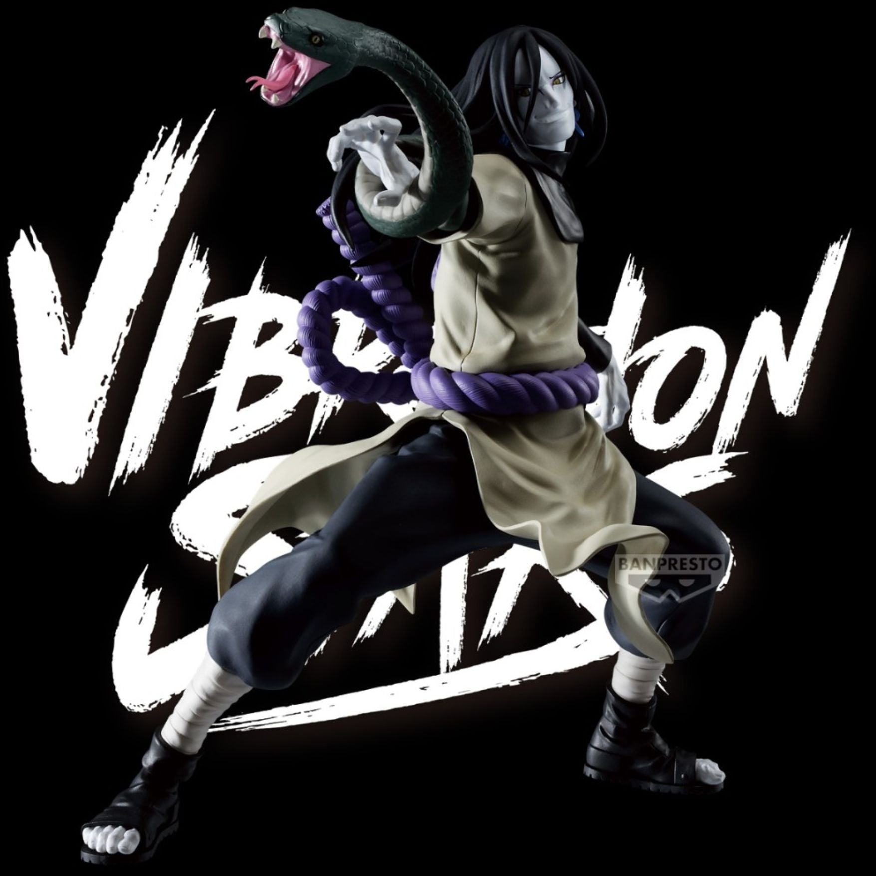 Naruto Shippuden Vibration Stars - Orochimaru Figure by Banpresto -Banpresto - India - www.superherotoystore.com