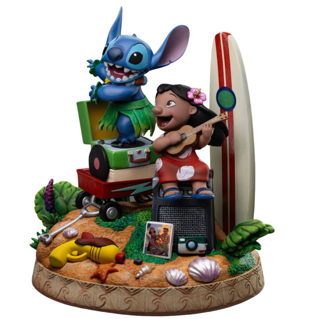 Lilo And Stitch Deluxe Statue By Iron Studios -Iron Studios - India - www.superherotoystore.com