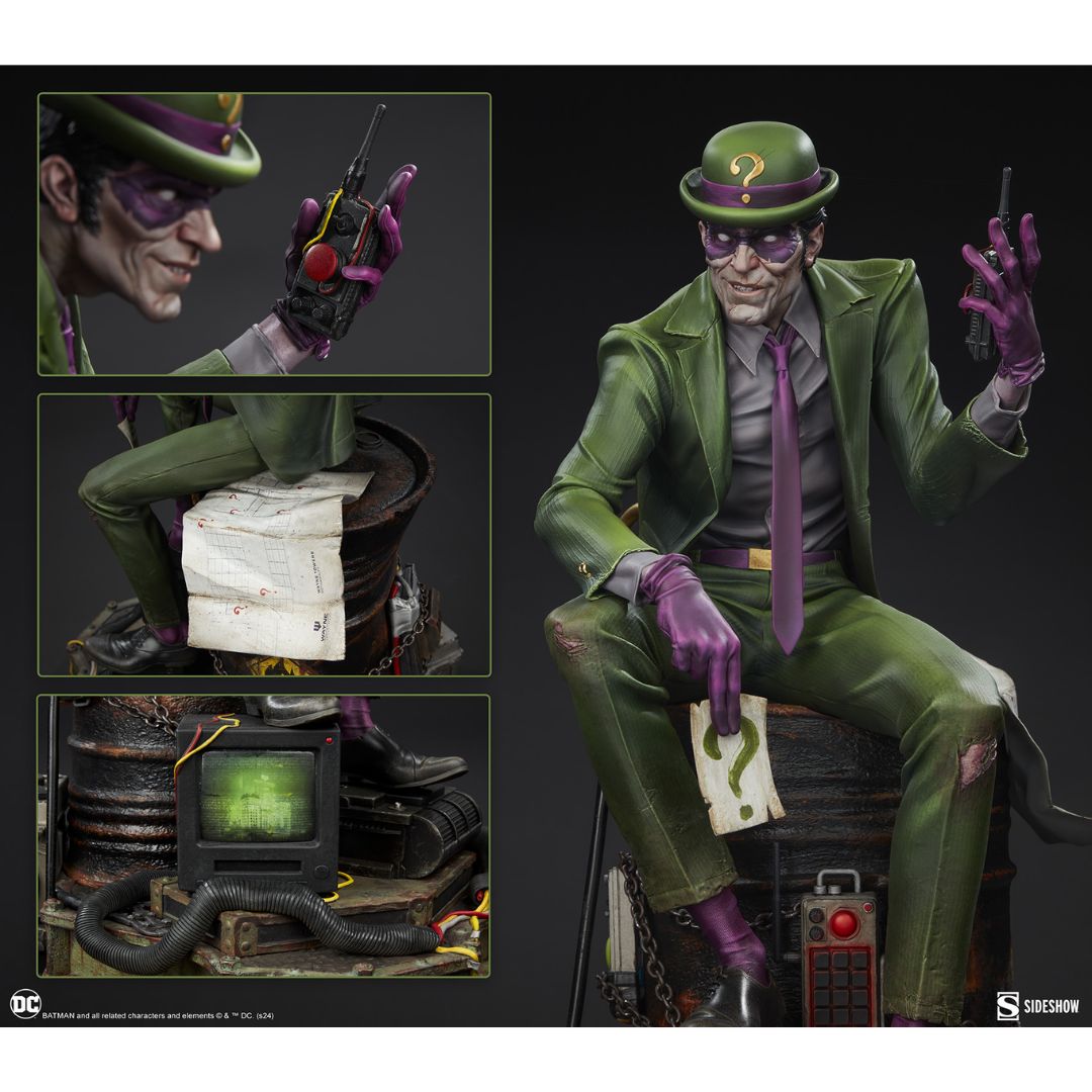 Riddler Premium Format Statue By Sideshow Collectibles -Sideshow Collectibles - India - www.superherotoystore.com