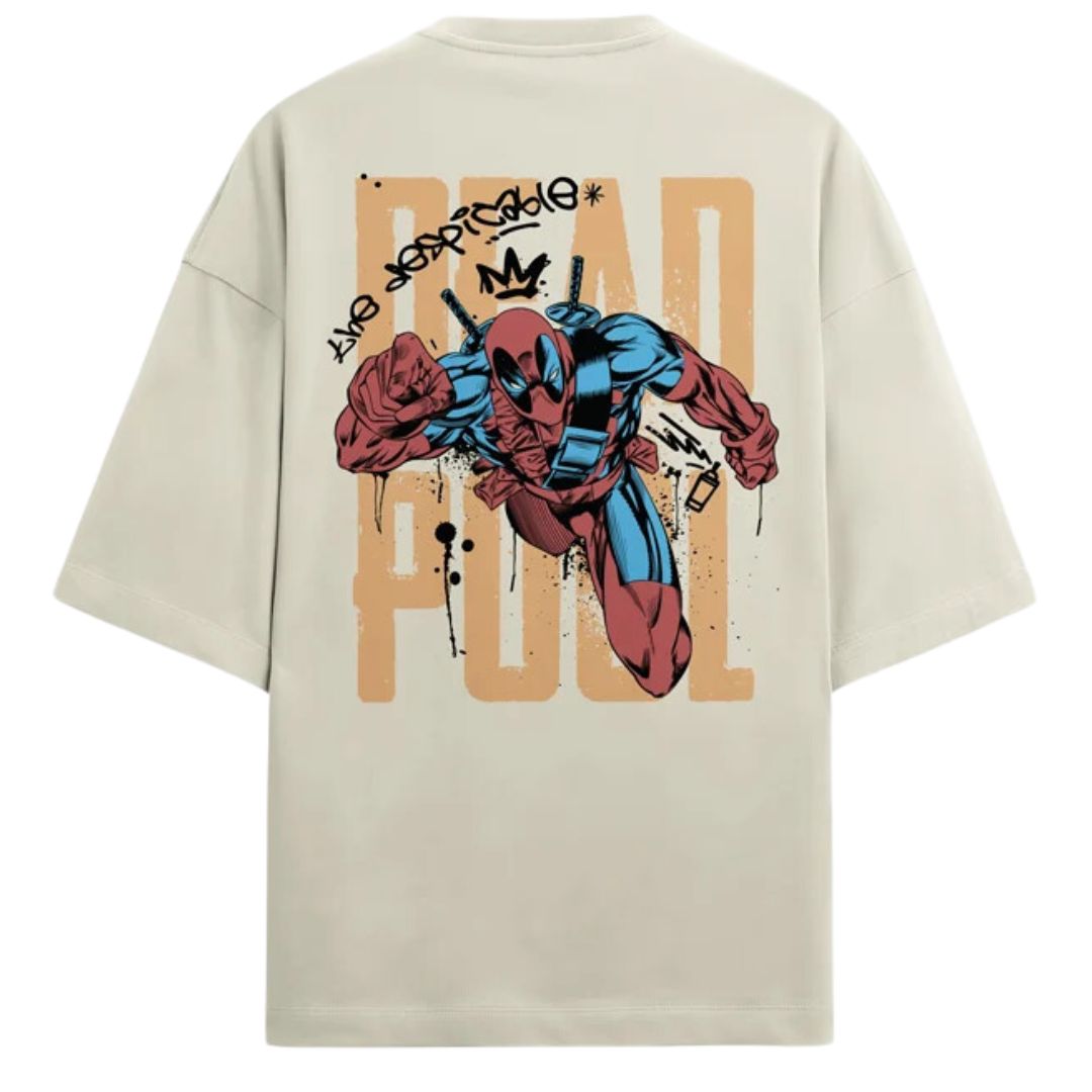 The Despicable Deadpool Oversized T Shirt -Redwolf - India - www.superherotoystore.com