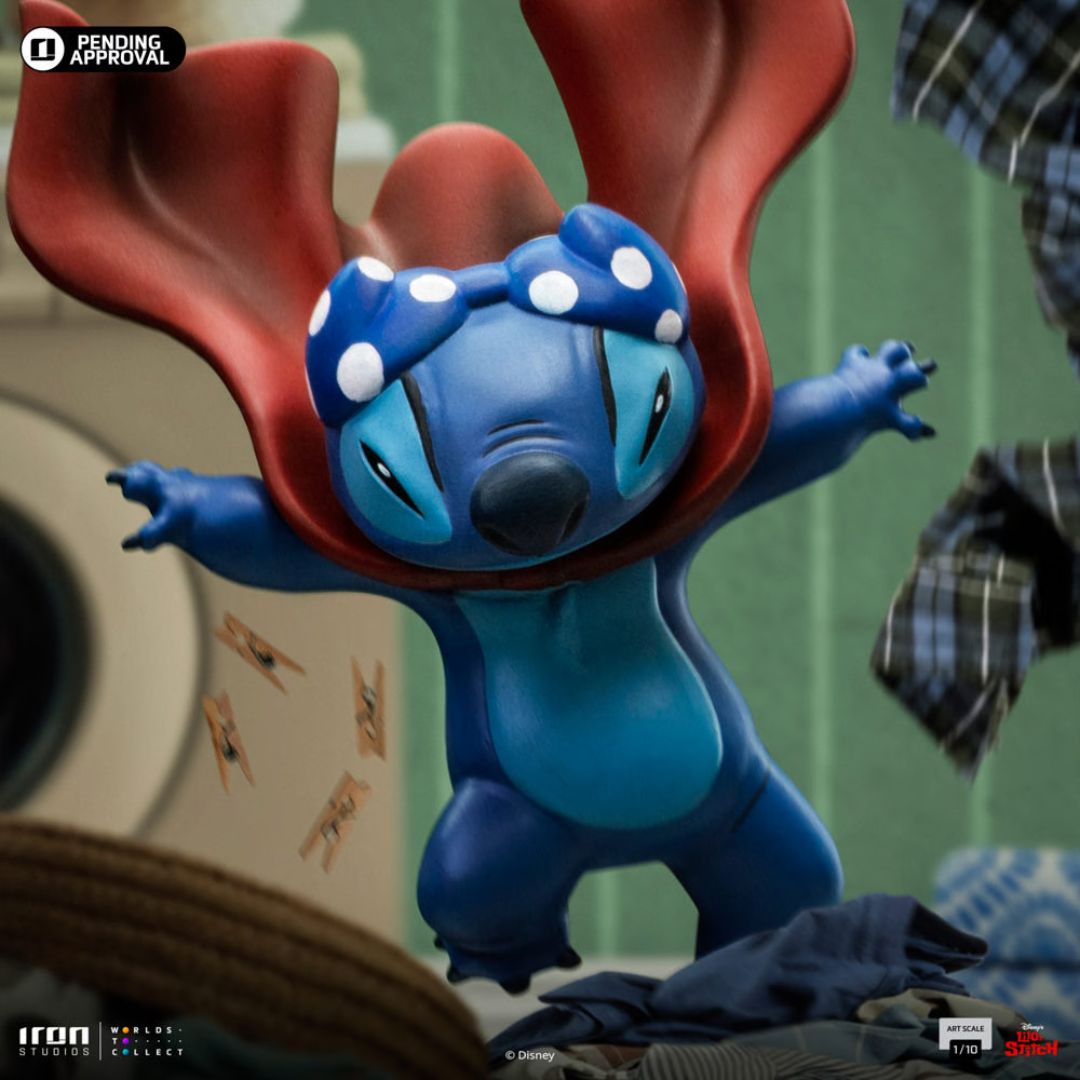 Stitch Laundry Statue By Iron Studios -Iron Studios - India - www.superherotoystore.com