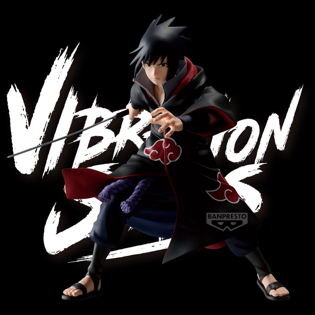 Naruto Shippuden Vibration Stars - Uchiha Sasuke Statue By Banpresto -Banpresto - India - www.superherotoystore.com