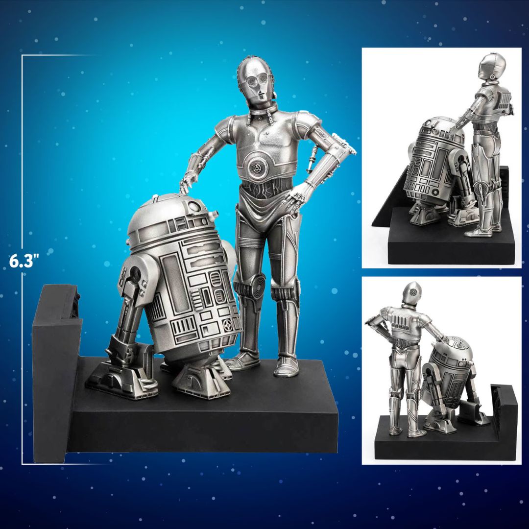 C-3Po And R2-D2 Endor Figurine By Royal Selangor -Royal Selangor - India - www.superherotoystore.com