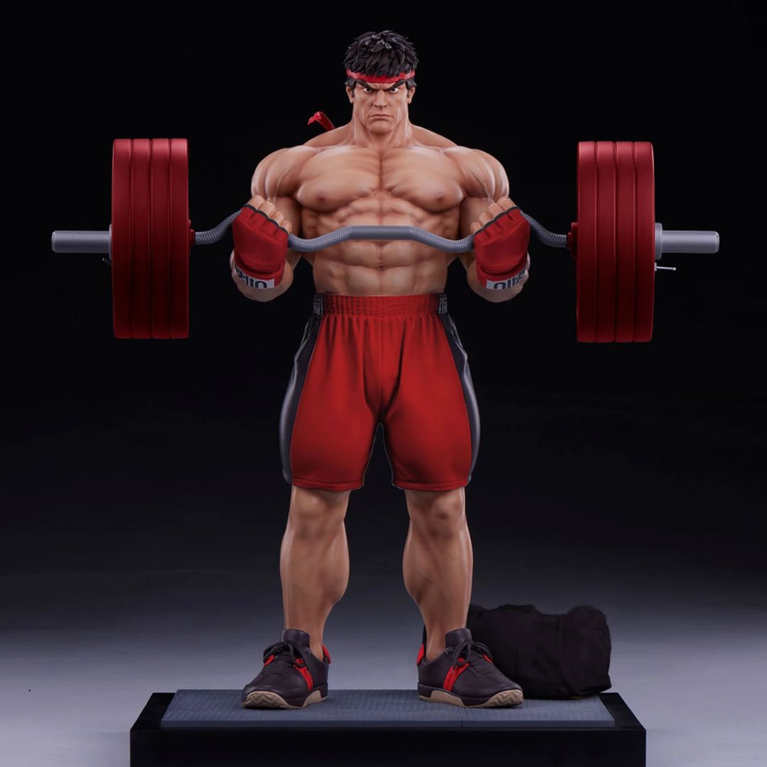 Ryu: Powerlifting Statue By Pcs Collectibles -PCS Collectibles - India - www.superherotoystore.com