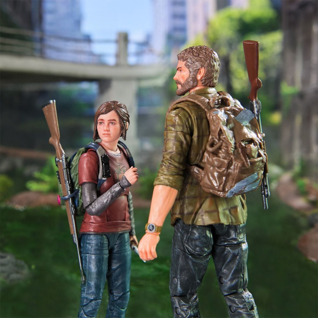 The Last Of Us Shapes Collection Joel And Ellie Action Figure 2-Pack By Spin Master -Spin Master - India - www.superherotoystore.com