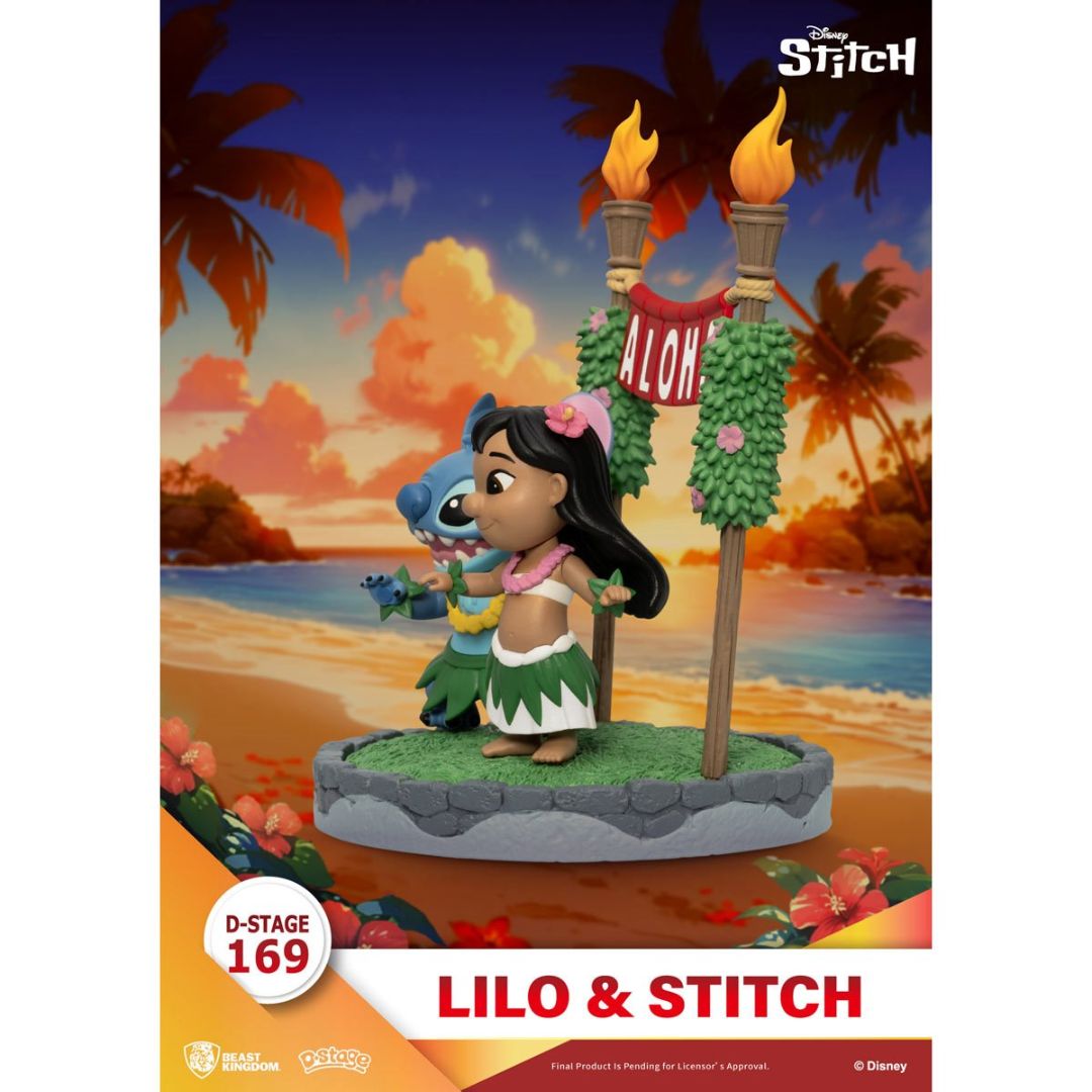 Lilo & Stitch D-Stage Statue By Beast Kingdom -Beast Kingdom - India - www.superherotoystore.com