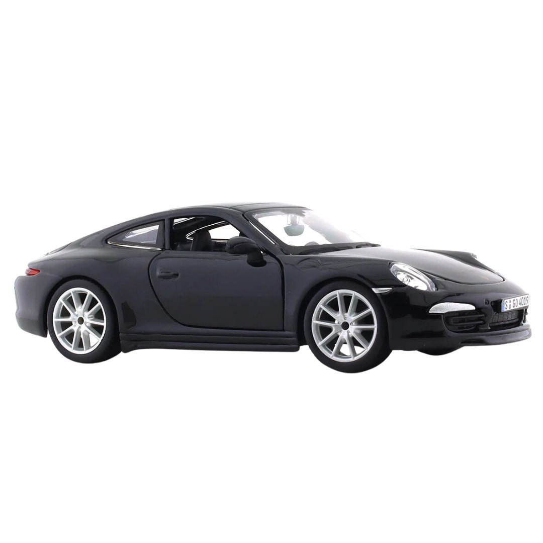 Porche 911 Black 1:24 Scale Die-Cast Car by Bburago -Bburago - India - www.superherotoystore.com