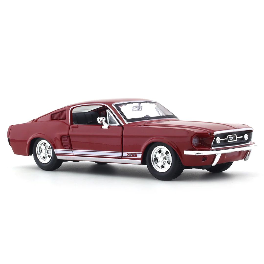 1967 Red Ford Mustang GT 1:24 Scale Die-Cast Car by Maisto -Solido - India - www.superherotoystore.com