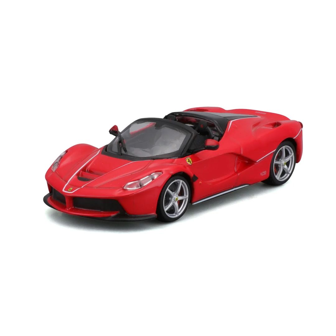 Red Ferrari LaFerrari Aperta 1:43 Scale Die-Cast car by Bburago -Bburago - India - www.superherotoystore.com