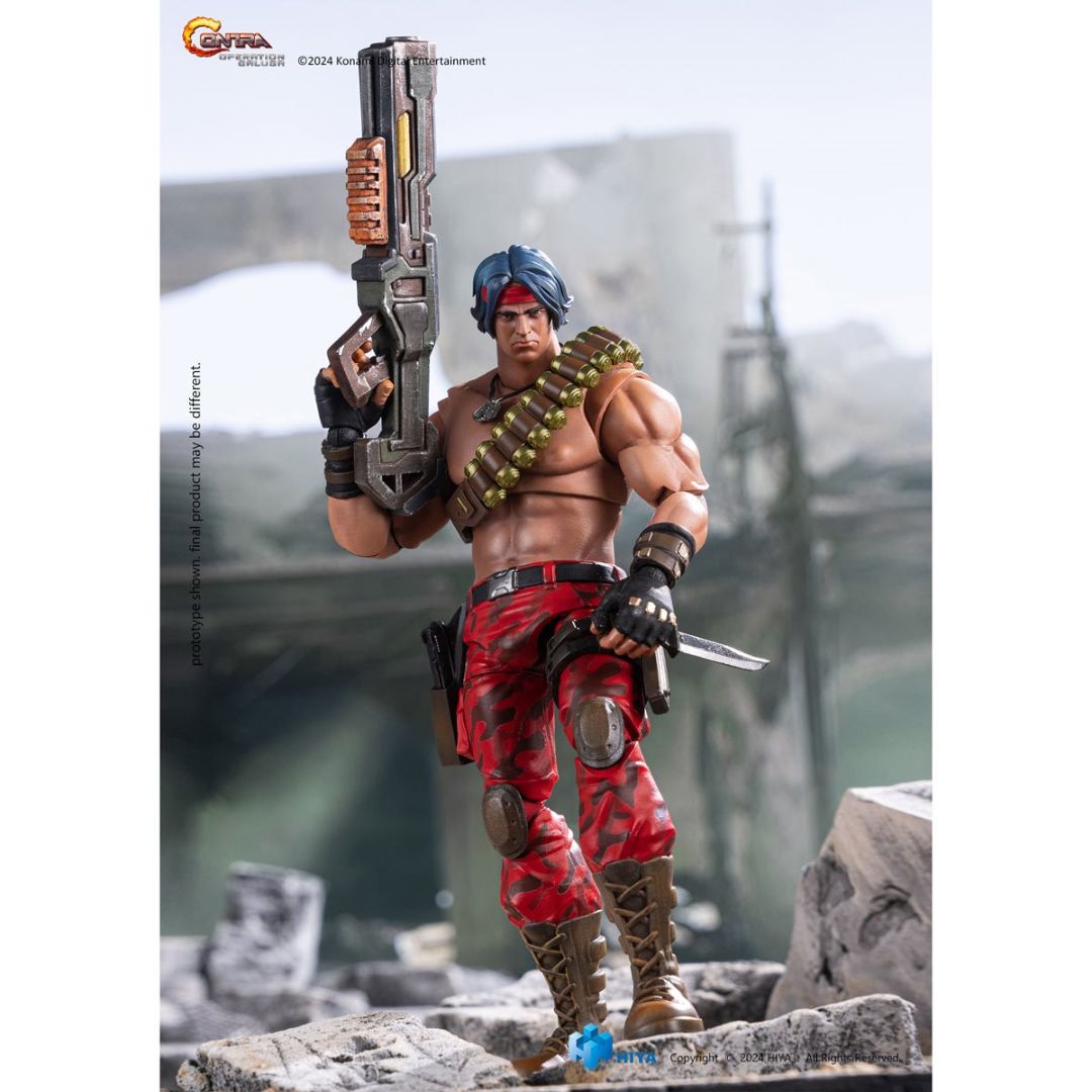 Contra: Operation Galuga Lance Bean Exquisite Action Figure By Hiya -Hiya Toys - India - www.superherotoystore.com