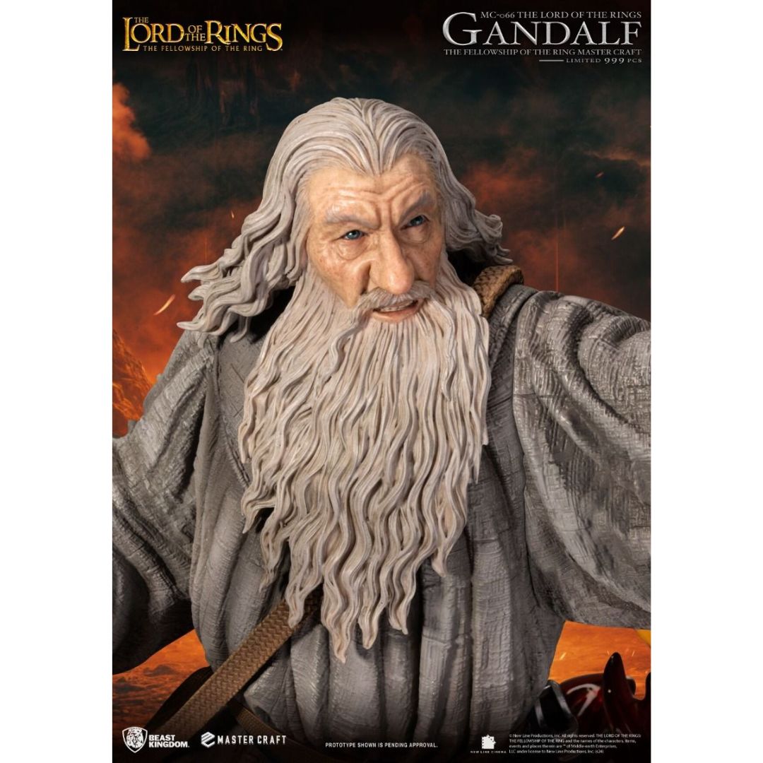 The Lord Of The Rings: The Fellowship Of The Ring Gandalf Mc-066 Master Craft Statue By Beast Kingdom -Beast Kingdom - India - www.superherotoystore.com