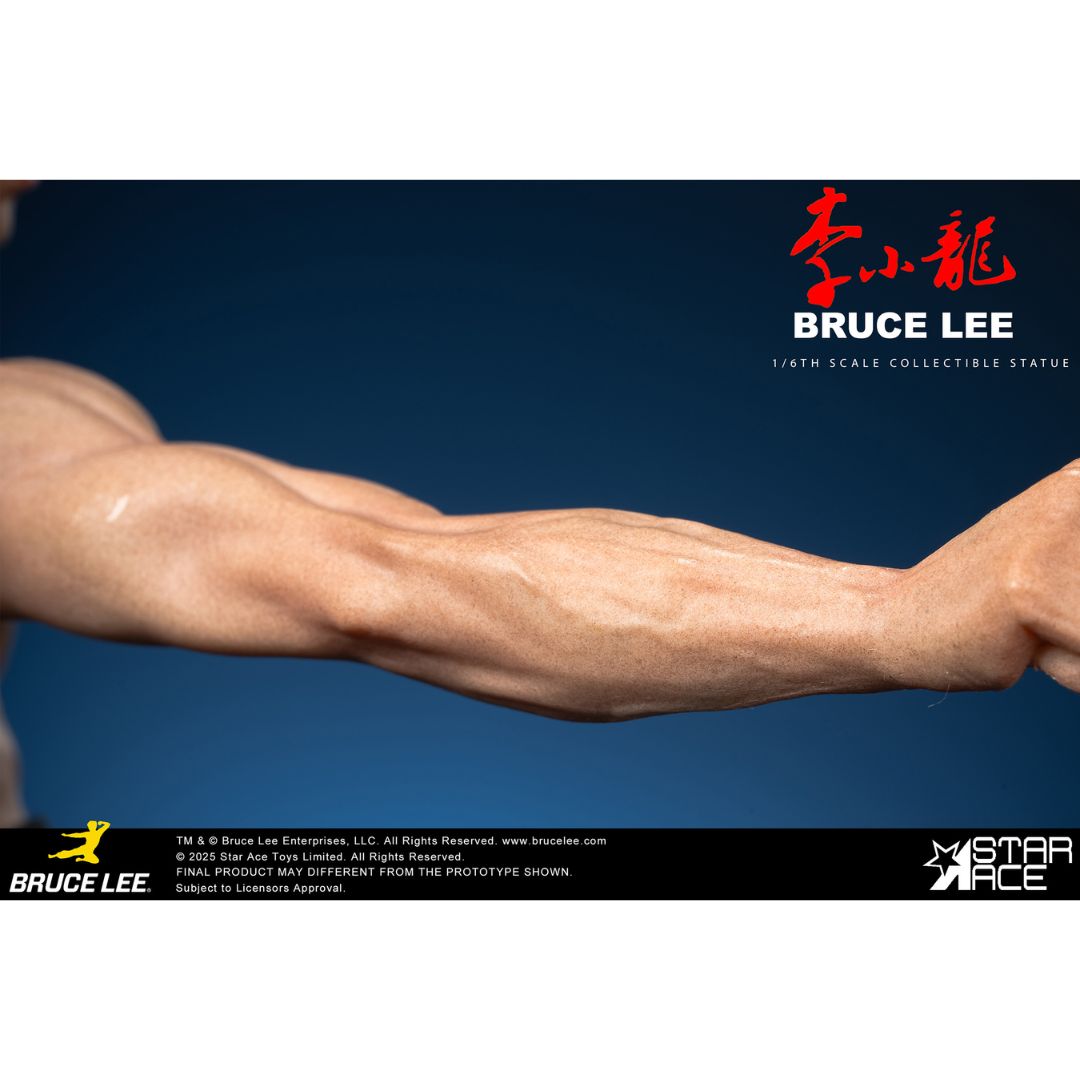 Bruce Lee (Flying-Kick) Statues By Star Ace Toys