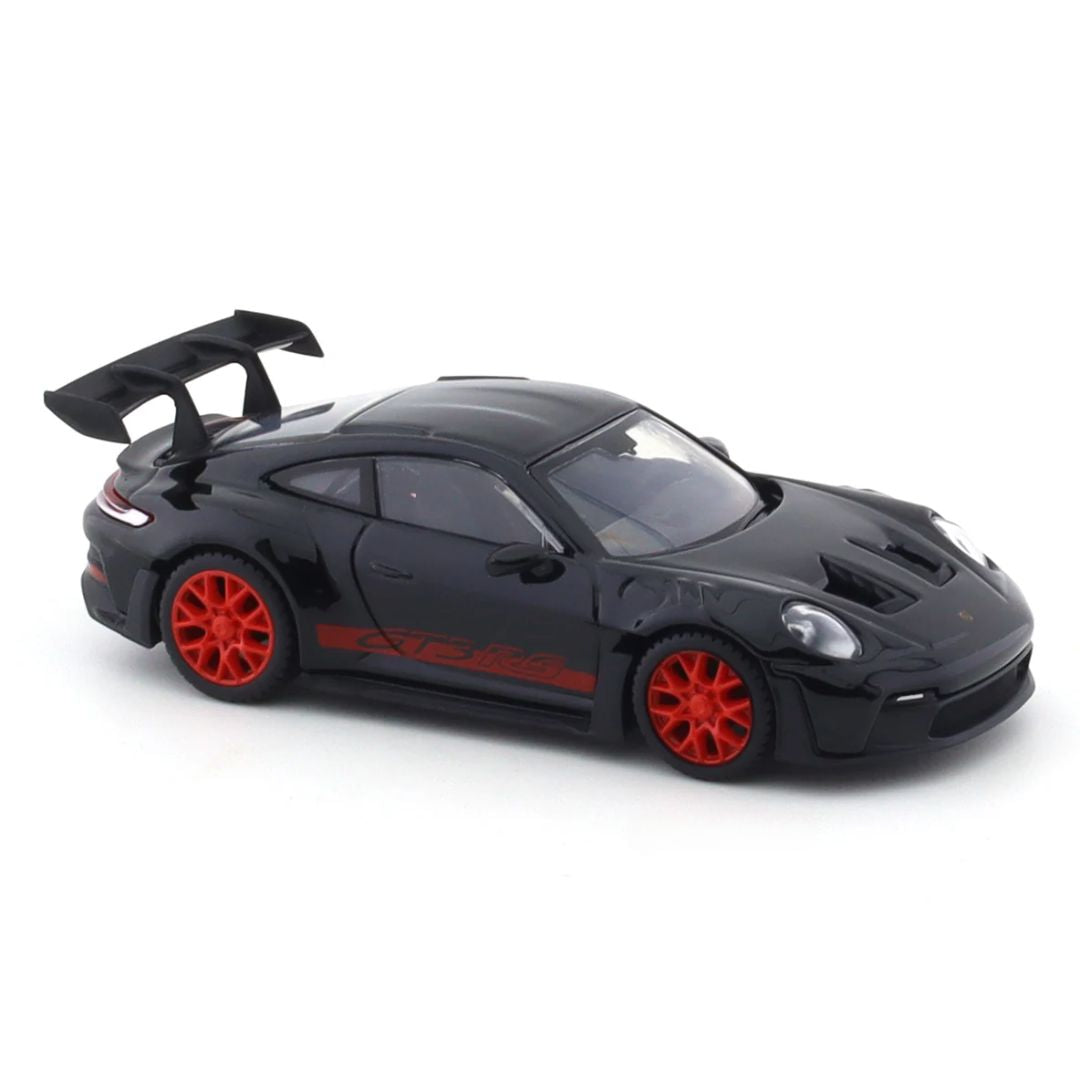 Porsche 911 GT3 RS Black 1:43 Diecast car by Bburago -Bburago - India - www.superherotoystore.com