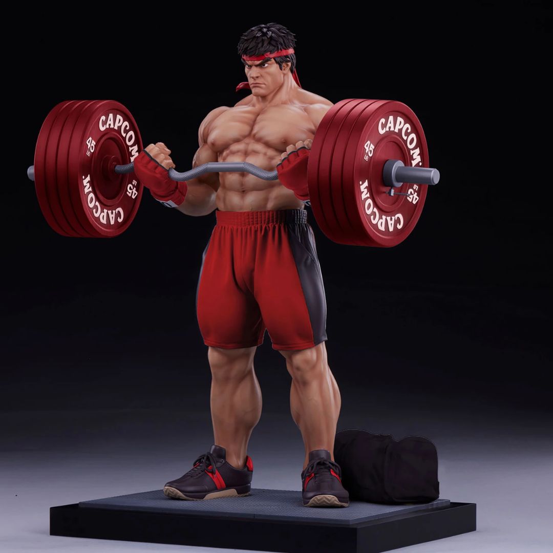 Ryu: Powerlifting Statue By Pcs Collectibles -PCS Collectibles - India - www.superherotoystore.com