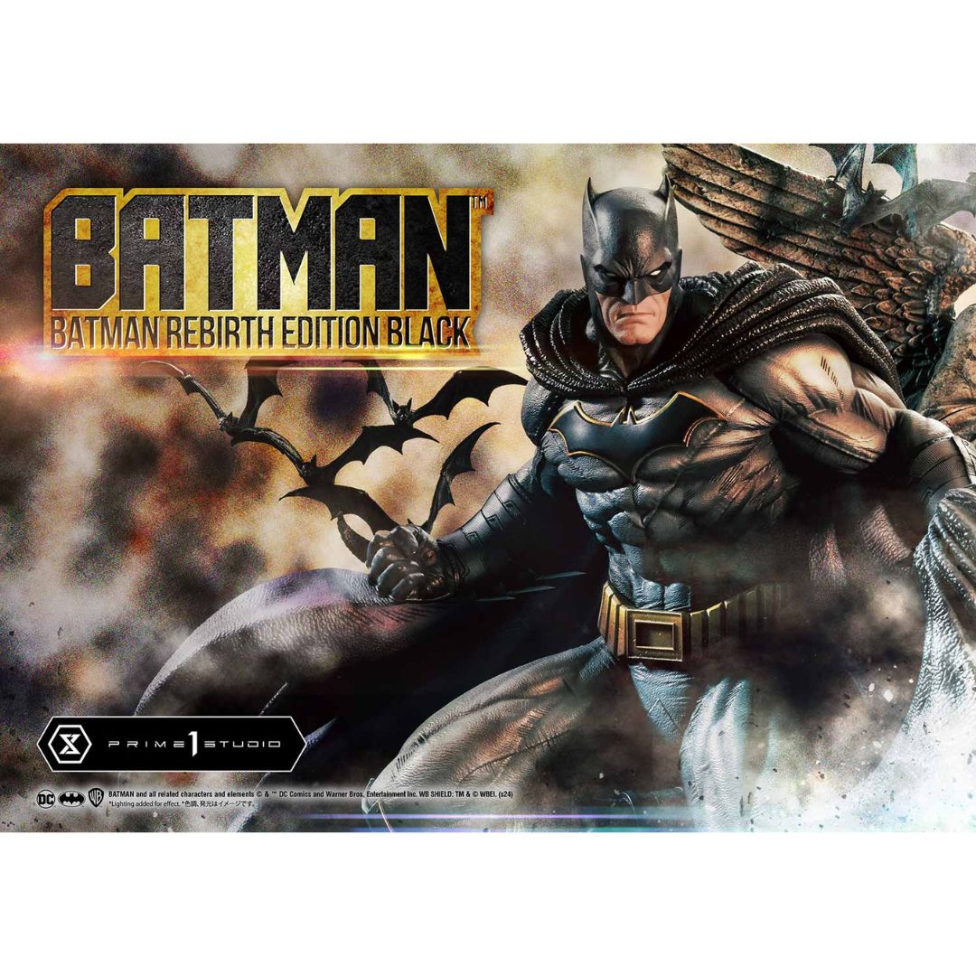 Batman Rebirth Edition (Black) By Prime1 Studios -Prime 1 Studio - India - www.superherotoystore.com