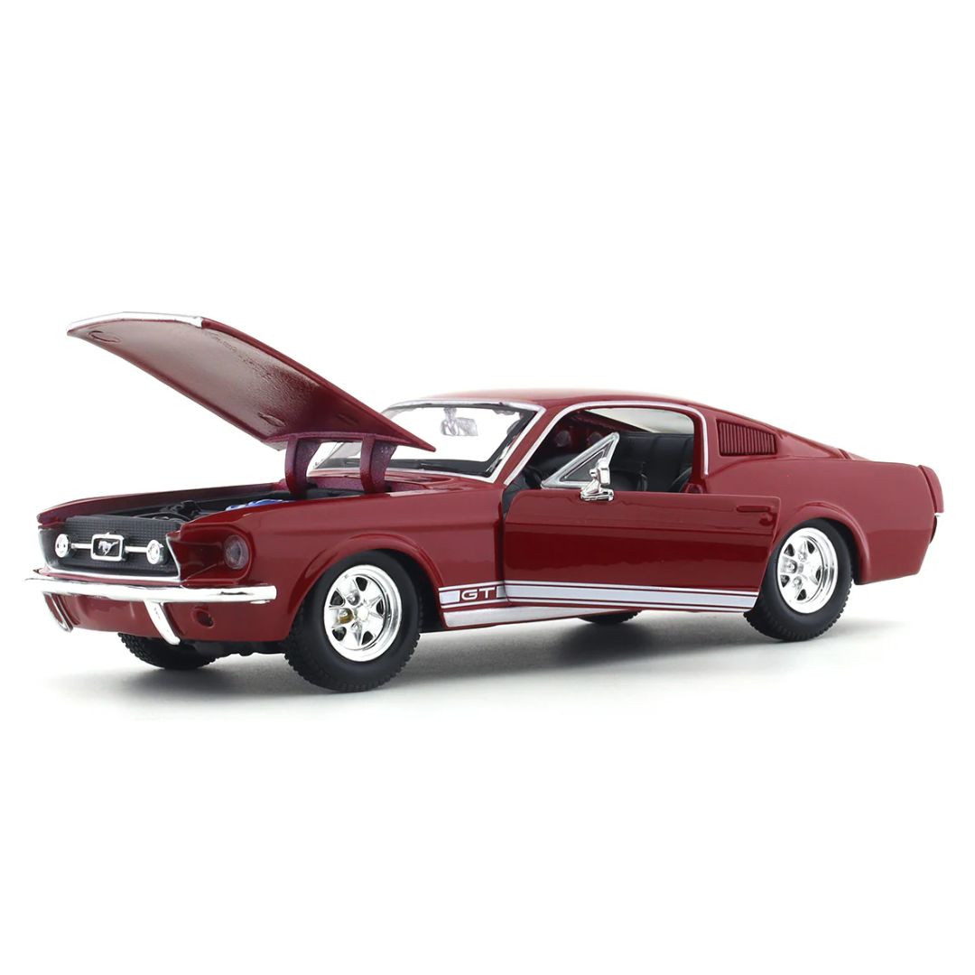 1967 Red Ford Mustang GT 1:24 Scale Die-Cast Car by Maisto -Solido - India - www.superherotoystore.com