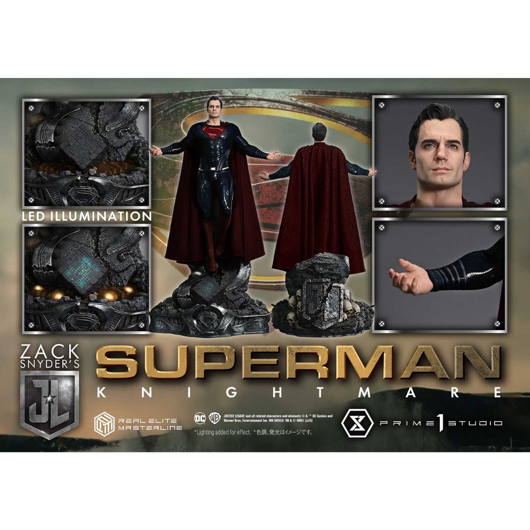 Justice League (Film) Superman Knightmare Color Edition Statue By Prime1 Studios -Prime1 Studios - India - www.superherotoystore.com