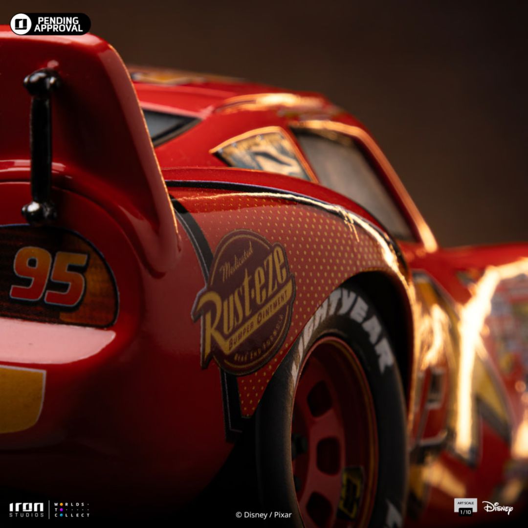 Lightning Mcqueen - Cars  Statue By Iron Studios -Iron Studios - India - www.superherotoystore.com