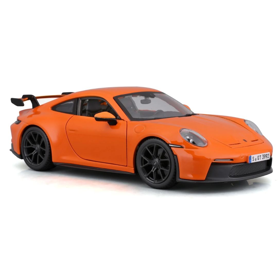 2022 Orange Porsche 911 GT3 1:24 Scale Die-Cast Car by Bburago -Bburago - India - www.superherotoystore.com