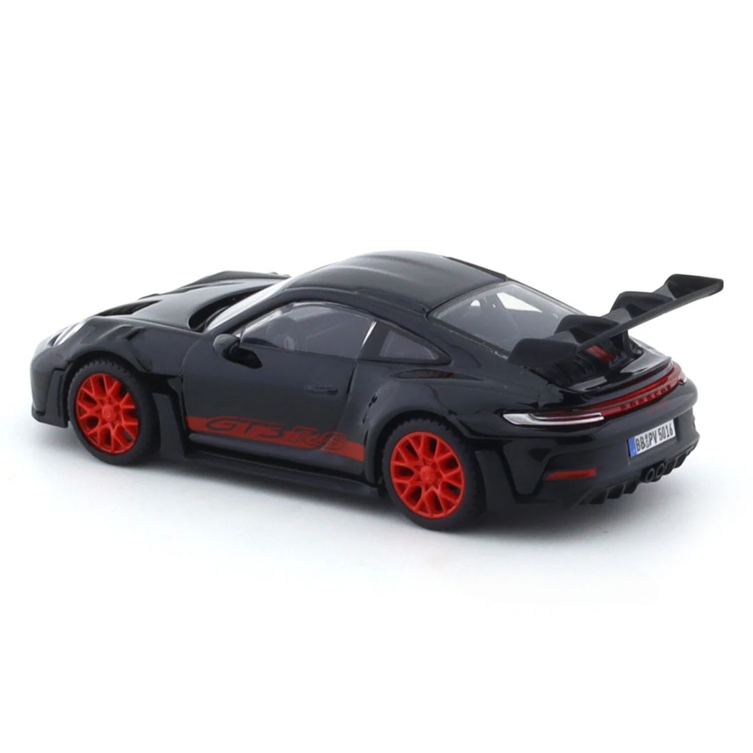 Porsche 911 GT3 RS Black 1:43 Diecast car by Bburago -Bburago - India - www.superherotoystore.com