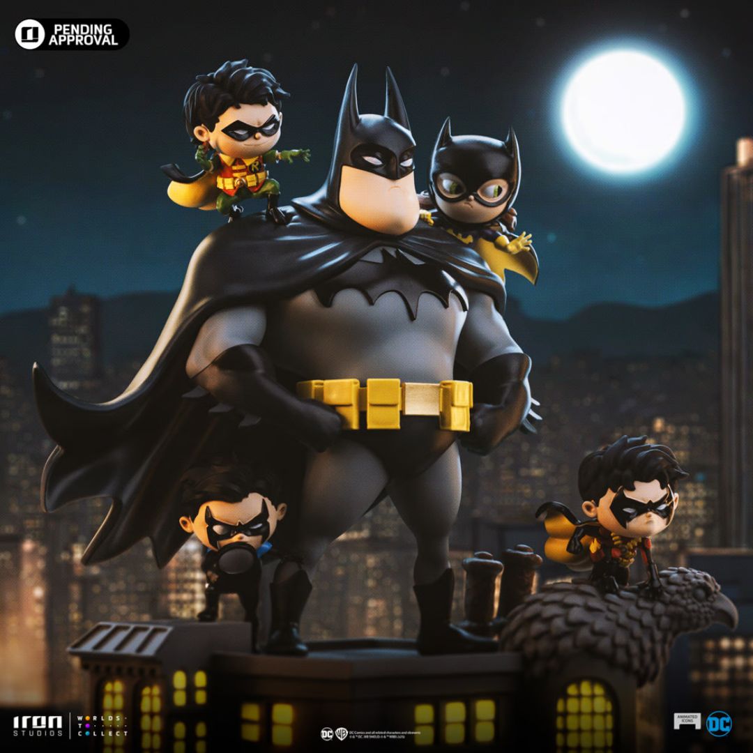 Batman Family Animated Icons Statue By Iron Studios -Iron Studios - India - www.superherotoystore.com