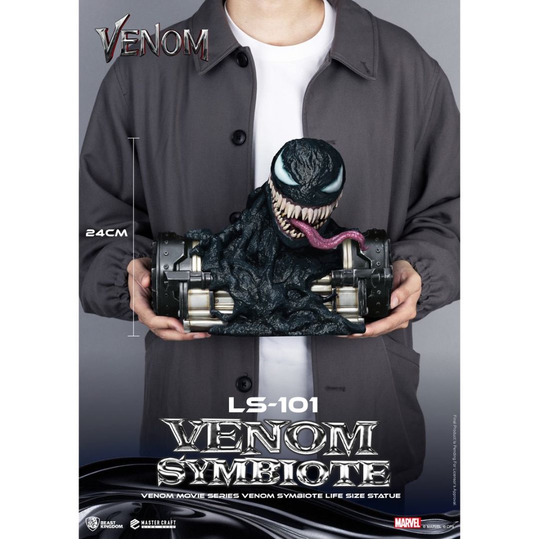 Venom Movie Series Ls-101 Venom Symbiote Life Size Statue By Beast Kingdom -Beast Kingdom - India - www.superherotoystore.com