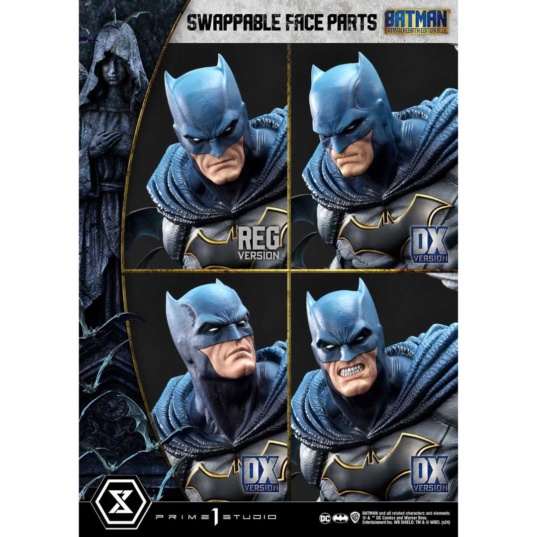 Batman Rebirth Edition (Blue) Dx Bonus Version By Prime1 Studios -Prime 1 Studio - India - www.superherotoystore.com