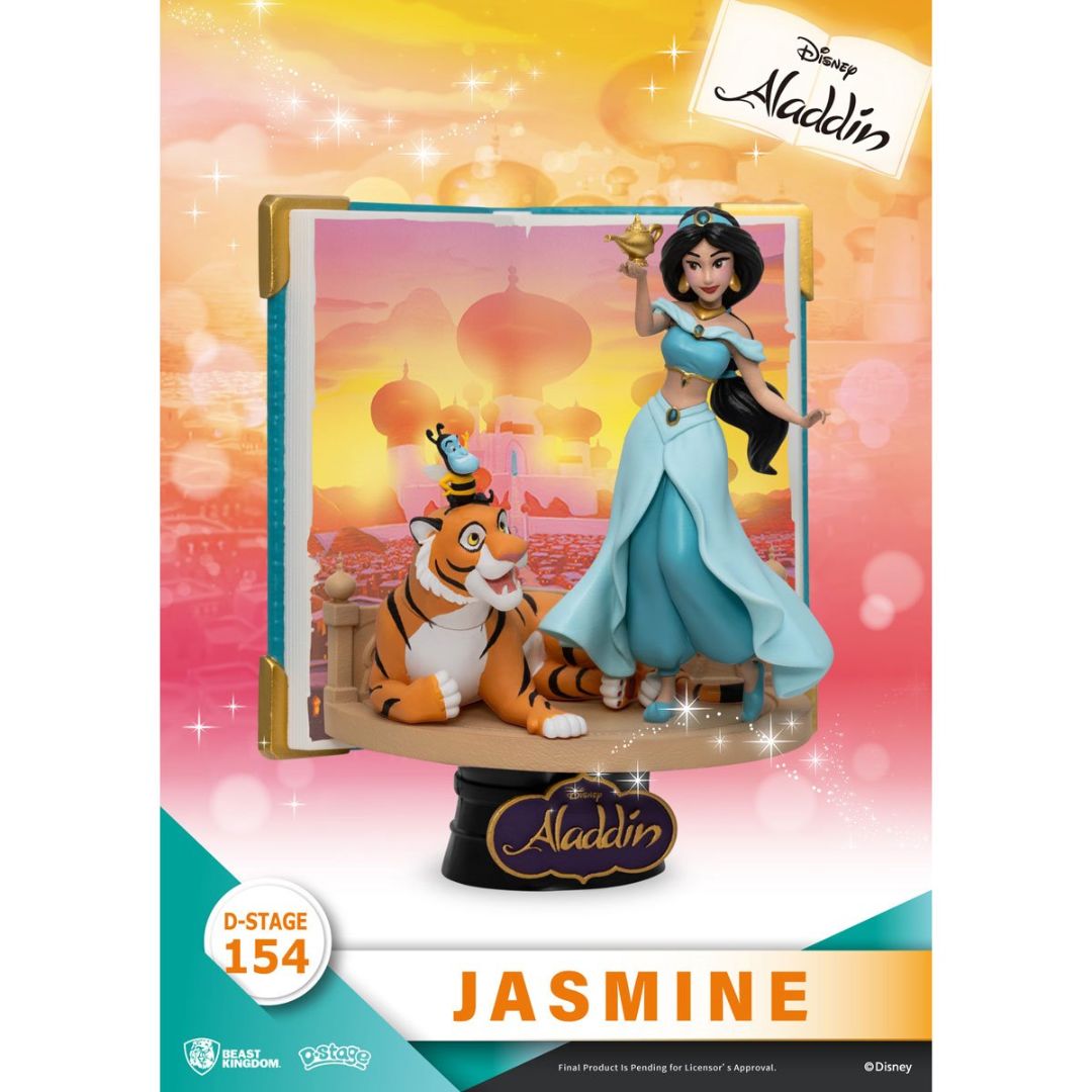 Aladdin Disney Story Book Series Jasmine D-Stage Statue by Beast Kingdom -Beast Kingdom - India - www.superherotoystore.com