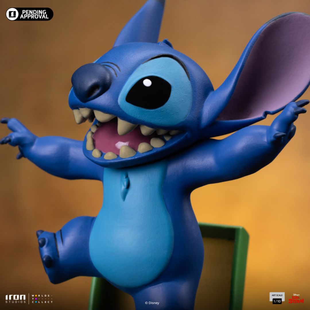 Stitch Statue By Iron Studios -Iron Studios - India - www.superherotoystore.com