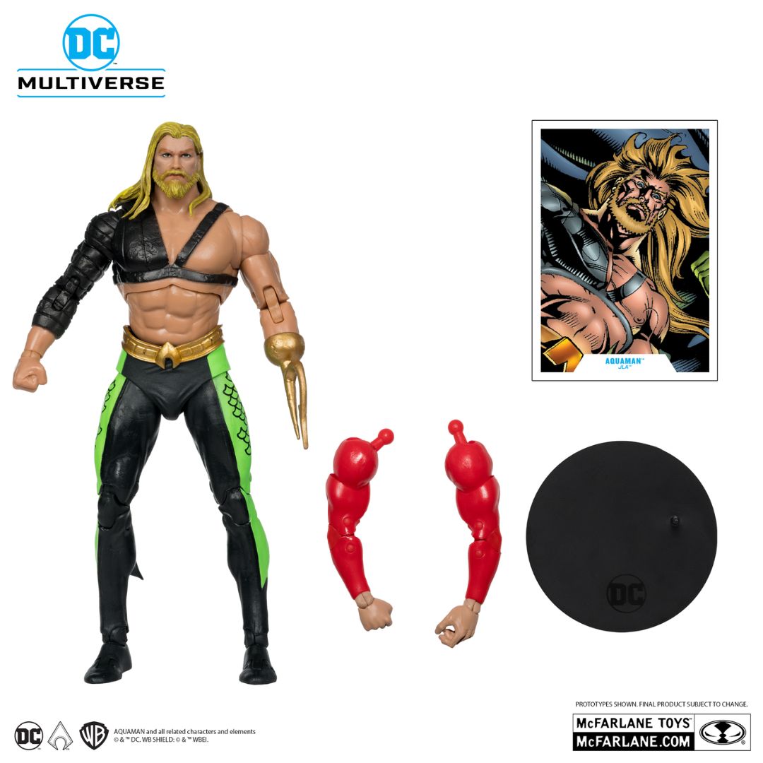 Dc Comics Build A Figures - Plastic Man - Aquaman Figure by Mcfarlane Toys -McFarlane Toys - India - www.superherotoystore.com