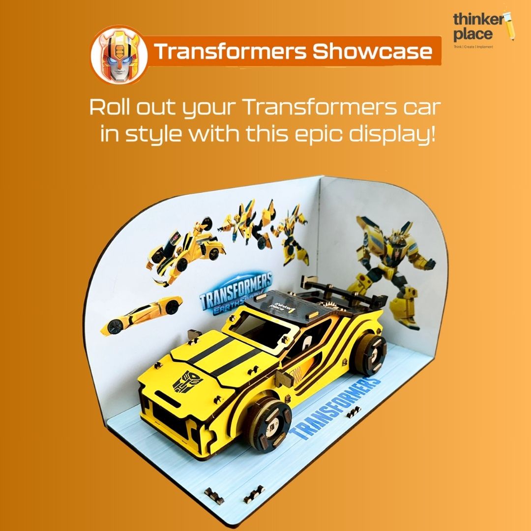 Transformers Bumblebee Car (Yellow & Black) Kit -ThinkerPlace - India - www.superherotoystore.com