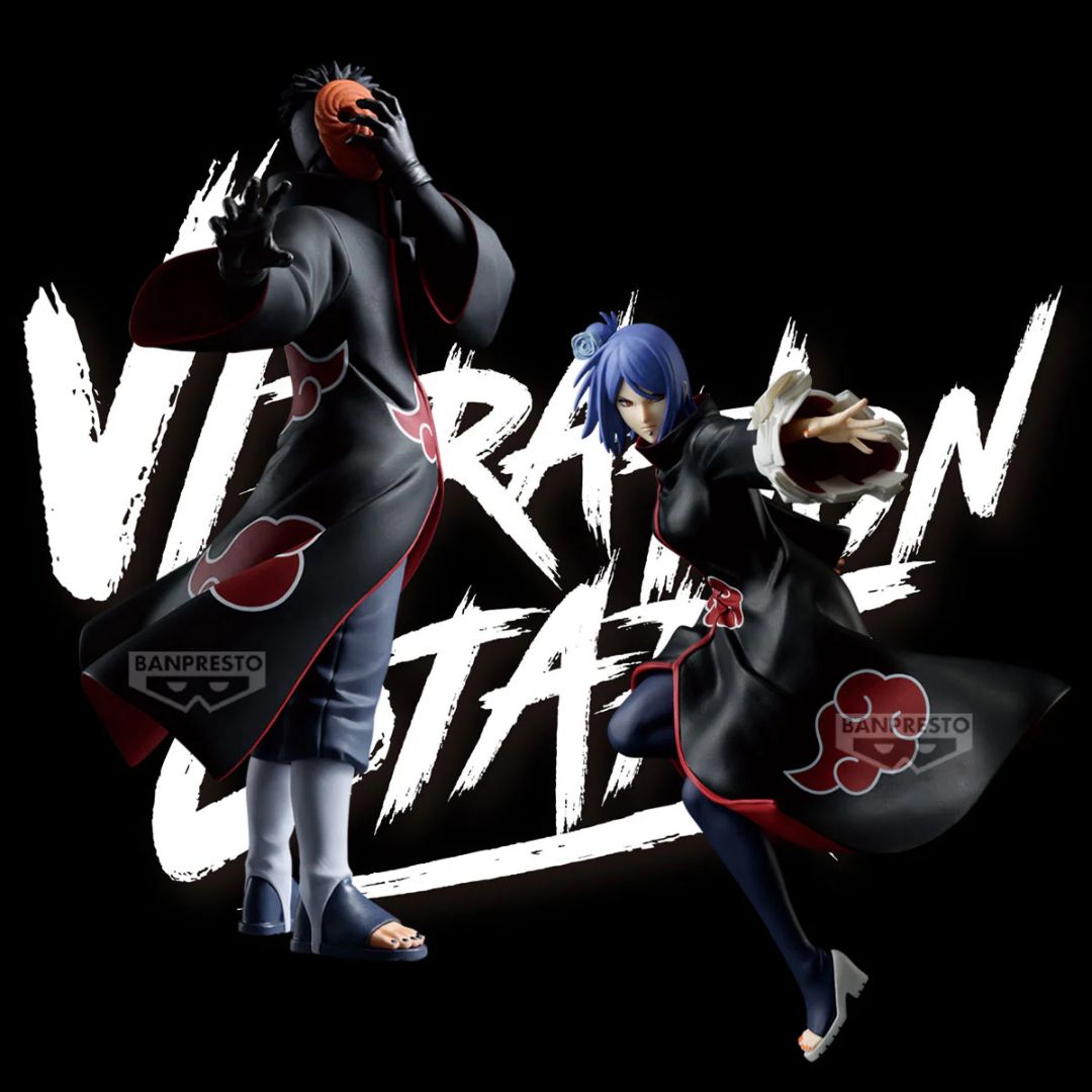 Naruto Shippuden Vibration Stars - Tobi & Konan - Bkonan Figure Statue By Banpresto -Banpresto - India - www.superherotoystore.com