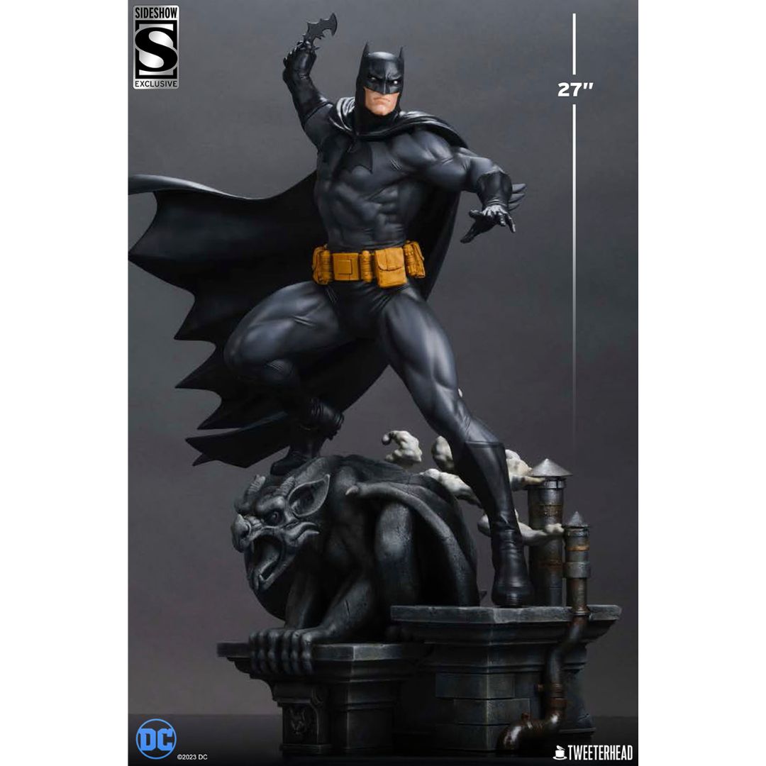 Batman™ (Black And Gray Edition ) Quarter Scale Maquette Statue By Tweeterhead -Tweeterhead - India - www.superherotoystore.com