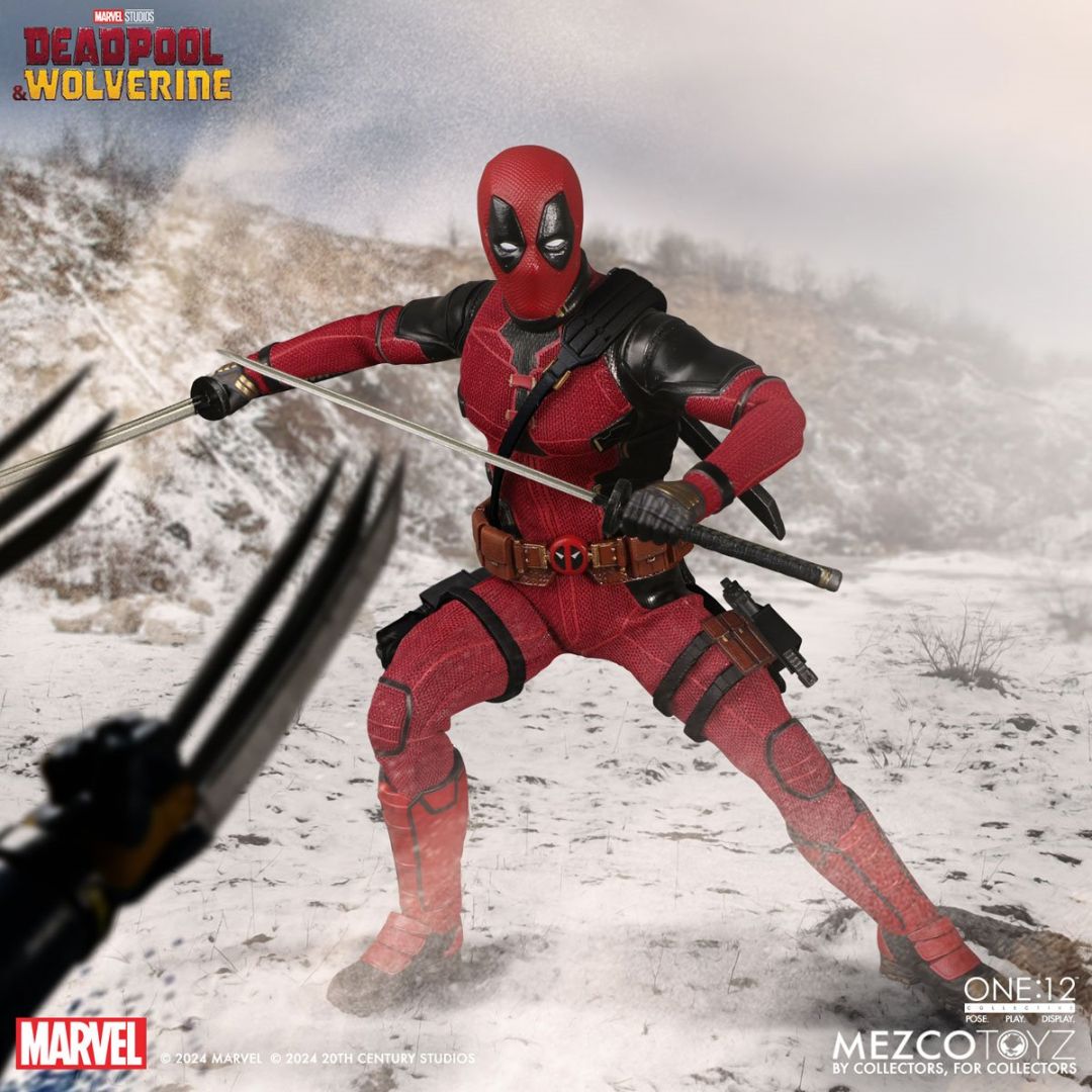 Deadpool & Wolverine: Deadpool Deluxe Edition By Mezco Toys -Mezco Toys - India - www.superherotoystore.com