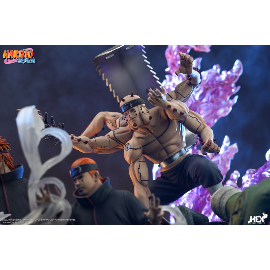 Naruto The Six Paths Of Pain Diorama By Hex Collectibles