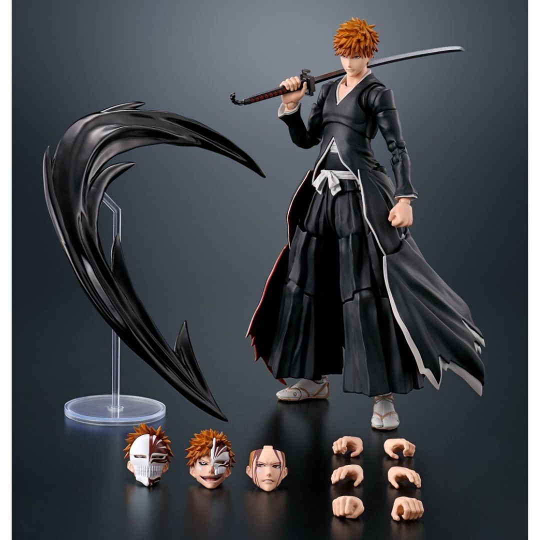 Bleach Ichigo Kurosaki Getsugatensho S.H.Figuarts By Tamashii Nations